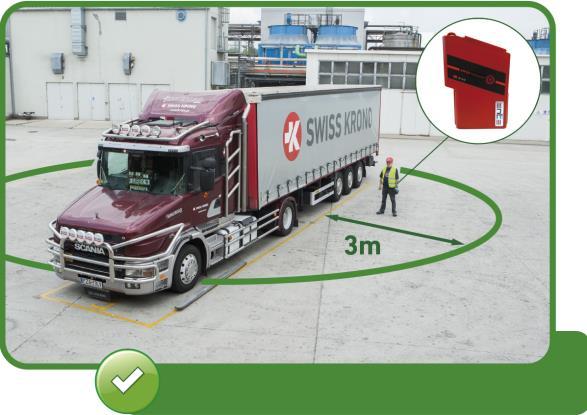 III. WYKONYWANIE ZADANIA NA TERENIE SWISS KRONO 1. Kierowca samochodu parkuje w miejscu wyznaczonym przez pracownika SWISS KRONO. 2.