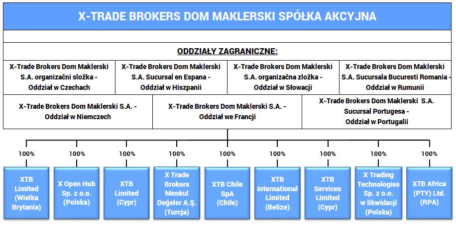 1.4 Opis organizacji Grupy Na dzień 31 grudnia 2018 roku Grupę tworzyła Spółka dominująca oraz jej 9 spółek zależnych. Spółka posiada 7 oddziałów zagranicznych.