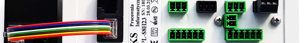 8 Sygnalizator 8.1. Dane techniczne ogólne : Napięcie zasilania: 12-15 V DC ±10% Pobór prądu: <1A Materiał obudowy: PET Waga: 250g Temperatura pracy: 0...+40 ºC Temperatura składowania: -5.
