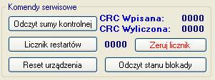 14 Zmiana adresu Slave W aktualnej wersji SCH-x tryb serwisowy jest niedostępny. Tryb ten dostępny jest tylko w urządzeniach typu SMV-1.