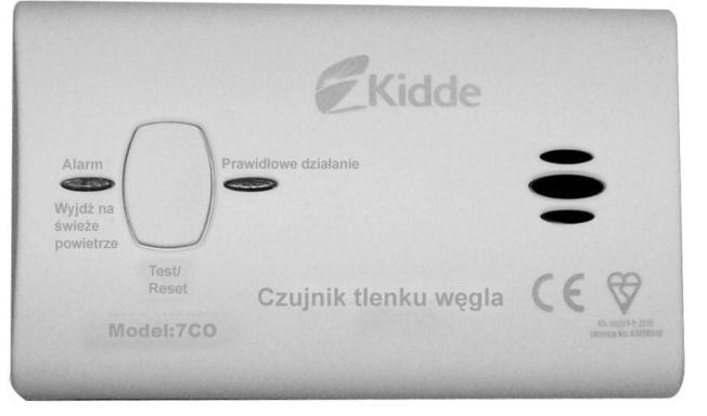 węgla firmy KIDDE 7CO 7DCO EN50291-1 :