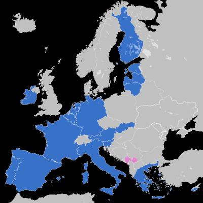 Euro w 2019 19 krajów 341