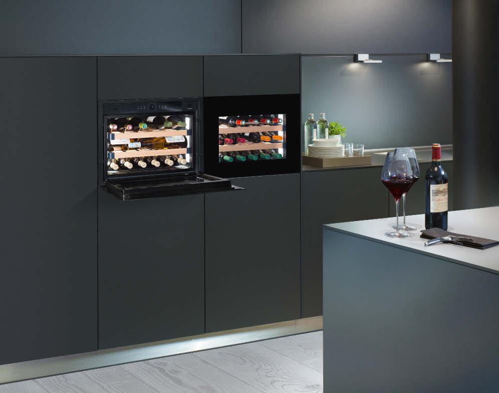 Built-in Built-in Built-in Winiarki GrandCru do długotrwałego przechowywania win WKEgb 58 GrandCru 45