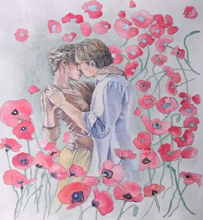 60x50cm Akwarela