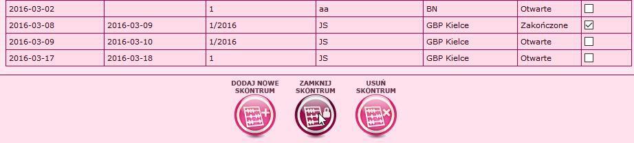 5. Nowy raport: struktura ubytków 6. Raport: Lista egzemplarzy zubytkowanych - dodano kolumnę: cena wraz z podsumowaniem. SKONTRUM 1.