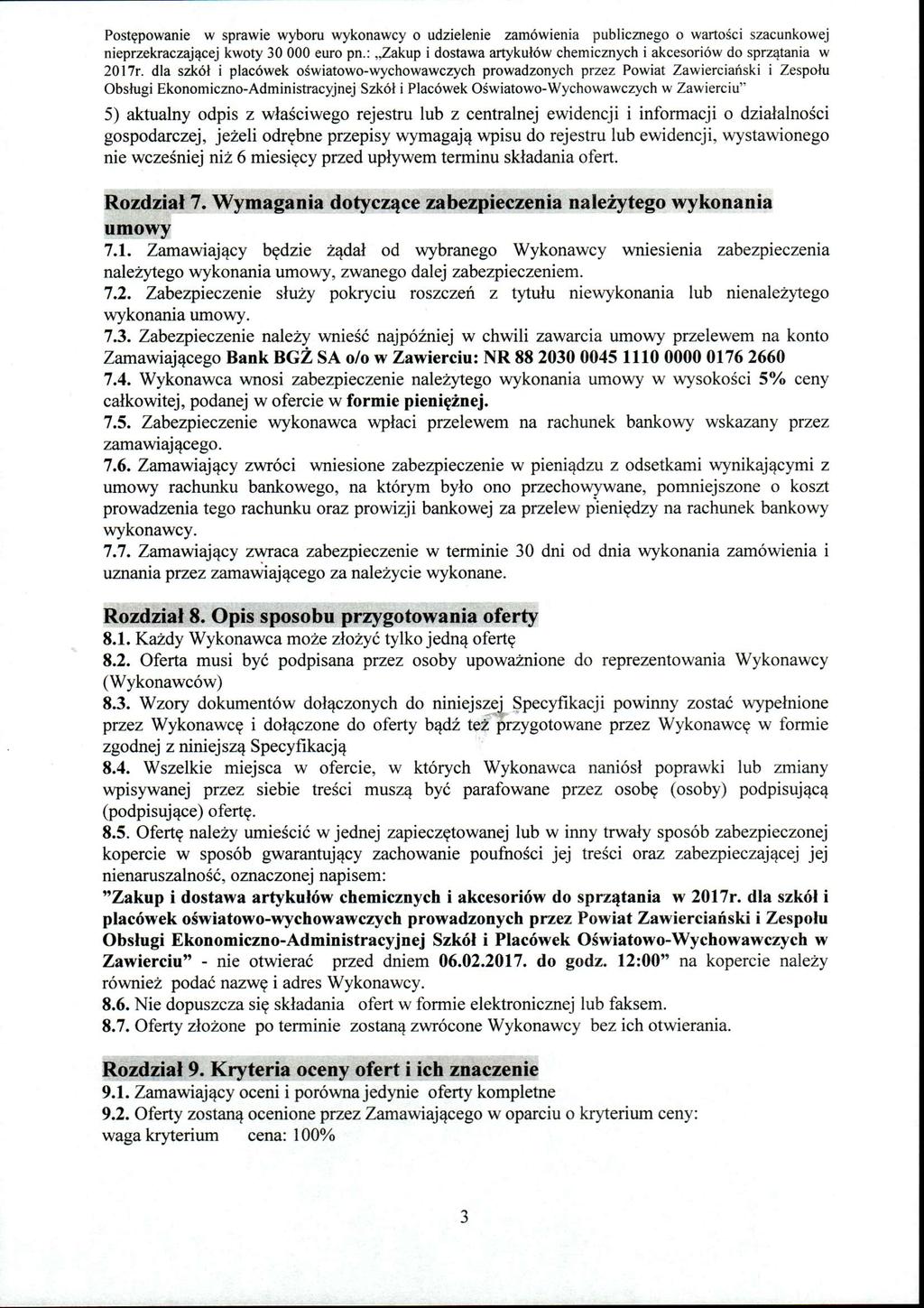5) aktualny odpis z właściwego rejestru łub z centralnej ewidencji i informacji o działalności gospodarczej, jeżeli odrębne przepisy wymagają wpisu do rejestru lub ewidencji, wystawionego nie