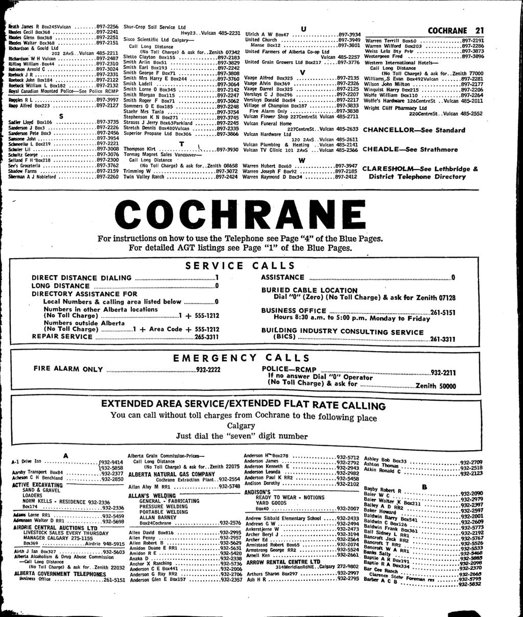 Reath James R Box245Vulcan 897-2256 nudes Cecil Box368 897-2241 I^Rkodes Glenn Box368 897-2251 Rbodes Waller Box368 897-2151 fschardson & Gould Ltd 202 2AvS.