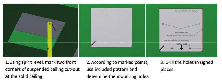3). Cut an opening in your desired location for placing the WP lift. The opening should be 600x600 mm 600 600 4).