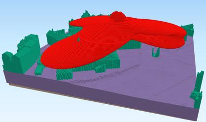 lasy, budynki), rozdzielczość 1x1 mm, NUMERYCZNE MODELE POKRYCIA TERENU (NMPT) zasoby mapowe reprezentujące łączną wysokość terenu wraz z wysokością pokrycia, rozdzielczość 0,5x0,5 m.