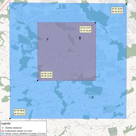 6 KRAKÓW SWOSZOWICE (Podmiejski Suburban) RYSUNEK 12 Obszary