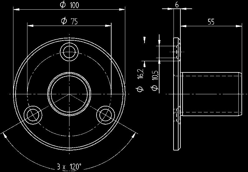 4011879177966 Ø 42,4 mm 120 98 18 0,440 670160 4011879177959 Ø