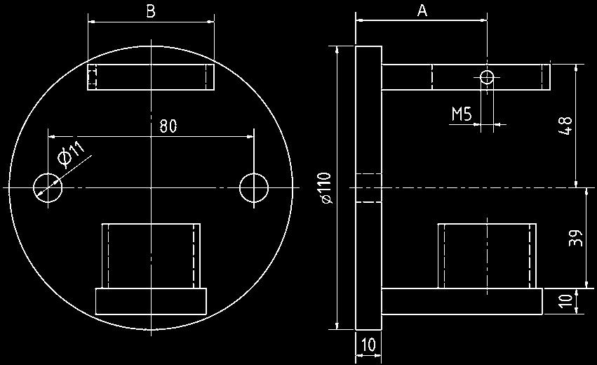 Dimension A B E kg / szt.