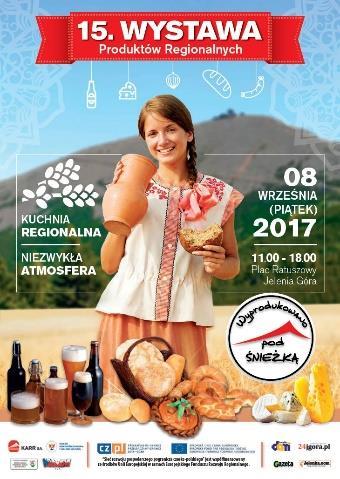 15. Wystawa Produktów Regionalnych Wyprodukowano pod Śnieżką odbyła się 8 września 2017 na placu Ratuszowym w Jeleniej Górze Wystawa ta to przede wszystkim producenci wędlin, serów, pieczywa, piwa i