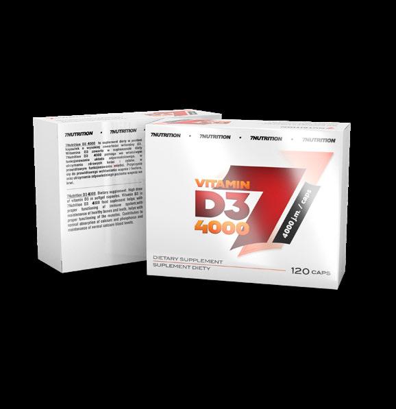 KATALOG PRODUKTÓW VITAMIN D3 4000 VITAMIN D3 4000 Witamina D3 w stężeniu 4000 jednostek na kapsułkę. W kapsułkach olejowych zapewniających najlepszą wchłanialność.