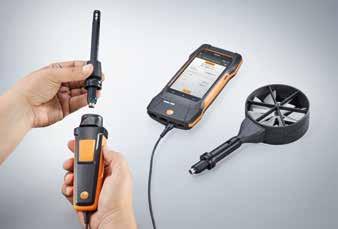 Miernik wielofunkcyjny testo 400 Technologia w wersji Smart: łatwa obsługa.
