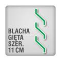 ) 8 11 90 cm 10 cm 63135 63133 FURTKA Blacha gięta szer.: 14 63134 90 (98)* cm 110 mm (14 szt.