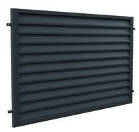 ) 40 x40 mm L: 631330, P: 63133 L: 631331, P: 631333 Brama zawiera w zestawie: szyld, zamek,