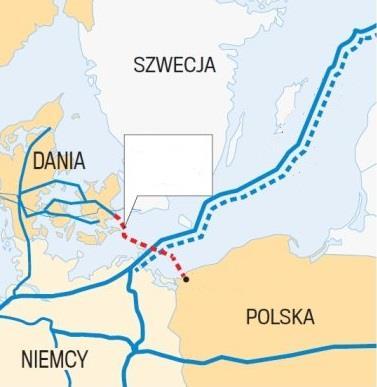 -3r/6- Zadanie 21 Na poniższej mapie zaznaczono przebieg kilku dużych gazociągów tranzytowych.