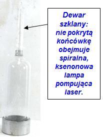 Laser pompujący zarys konstrukcji Założenie: maser i laser w temperaturze ciekłego azotu 77K Główne elementy lasera: 1.