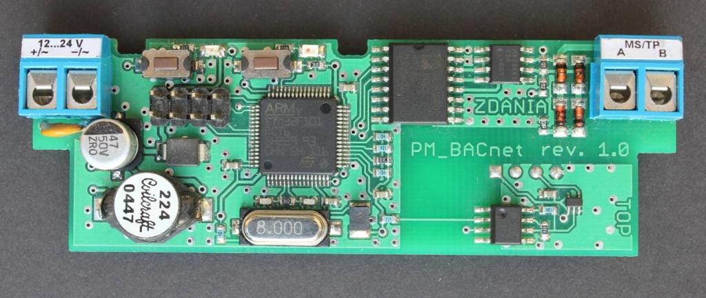 Interfejs wewnętrzny ciepłomierza Sensus na protokół BACnet - PM_BACnet (nowe