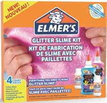 klej z brokatem - fioletowy 2077256 Zestaw GLITER SLIME (2 x klej
