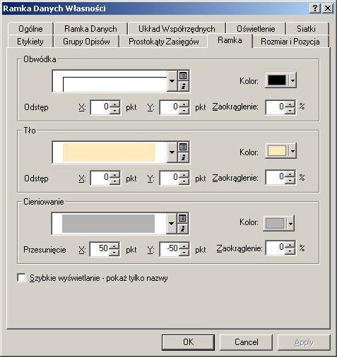 Wpisz 50 dla przesunięcia X i -50 dla przesunięcia Y. 6. Kliknij OK.