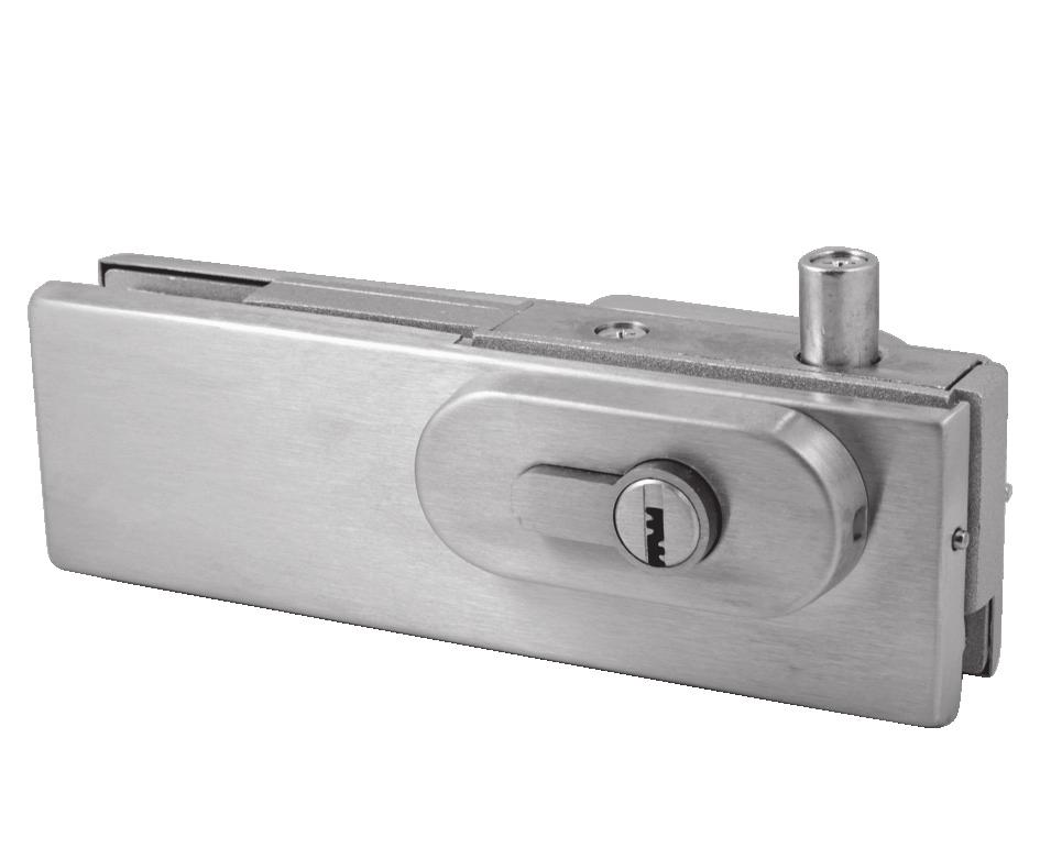 PL 50B ZAMEK NAROŻNY Z WKŁADKĄ TOP OR BOTTOM CORNER PATCH LOCK COMPLETE WITH SINGLE THROW LOCK
