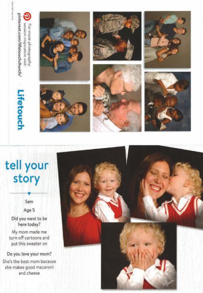 50th ANNIVERSARY PICTORIAL DIRECTORY Please sign up for your professional photography session here in our parish. Your family picture will be in our directory and you will receive a FREE 8x10 photo!