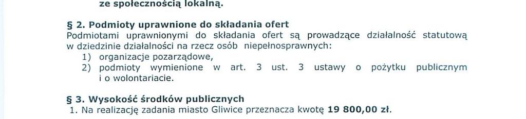 1 pkt 7 ustawy o dzałalnośc pożytku publcznego o wolontarace), w ramach której realzowane będą następujące przedsęwzęca: 1) dzałana na rzecz promowana modelu aktywnego stylu życa osób