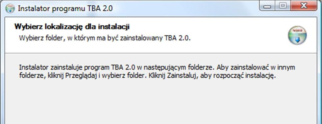 Wybór parametrów i miejsca instalacji: (a) bazy danych, (b) oprogramowania Przycisk Zainstaluj inicjuje instalację zaznaczonych uprzednio