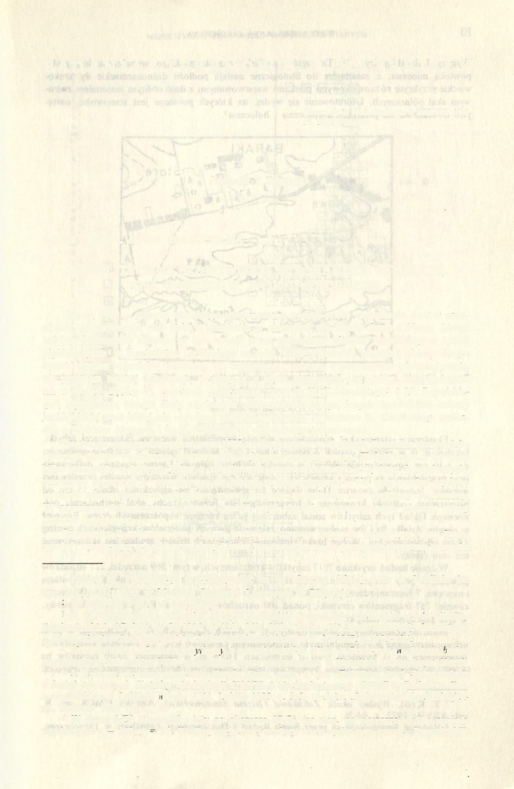 BADANIA TERENOWE I MATERIAŁY Sprawozdania Archeologiczne, t. XXXVIII, 1986 PL ISSN 0081-3834 Paleolit i mezolit JERZY LIBERA, ANNA ZAKOŚCIELNA MEZOLITYCZNE STANOWISKO W BARAKACH STARYCH, GM.