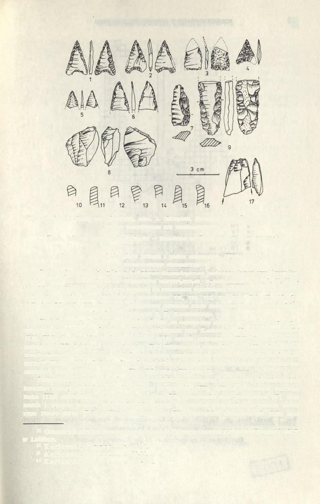 MEZOLITYCZNE STANOWISKO W BARAKACH STARYCH 19 Ryc. 6. Baraki Stare, gm. Zaklików, stan. 2.
