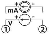 passive 1-3 OUT-I active 2-3 OUT-V 2-4 OUT-I passive wejście wyjście wyjście wyjście pomiar / testowanie przetworników prądowych