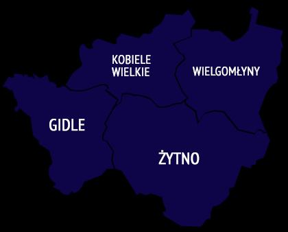 Z 1200 gospodarstw rolnych, większość nie przekracza 6 ha.