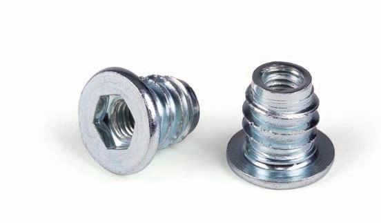 INSERT NUTS / MUFY DO DREWNA INSERT NUTS / MUFY DO DREWNA iam [mm] s [mm] iam [mm] 1. M 1.0 M 1 1.