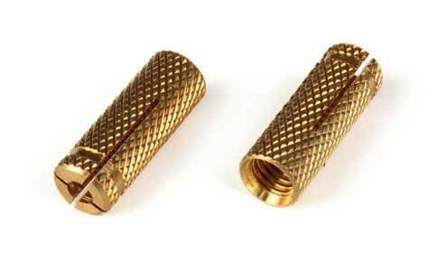 BRASS INSERTS / MUFY MOSIĘŻNE NYLON INSERTS / MUFY TWORZYWOWE KNOCK DOWN INSERTS MUFY