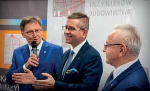 Roman Karwowski, przewodniczący Rady ŚlOIIB, gratulując zebranym uzyskania uprawnień budowlanych zaprosił ich jednocześnie do wstępowania w szeregi Śląskiej Okręgowej Izby Inżynierów Budownictwa.