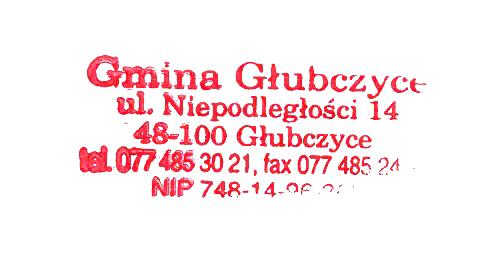 DOŻYNKI GMINNO-POWIATOWE GŁUBCZYCE 2019 Głubczyce, 5 kwietnia 2019 r. ZAPYTANIE CENOWE w związku z organizacją Dożynek Gminno-Powiatowych w Głubczycach 25.08.2019 r. Zamawiający: Gmina Głubczyce, ul.