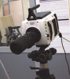 Cyfrowa kamera monochromatyczna Phantom v1610/96 do rejestracji zdjęć z dużą prędkością rozdzielczość maksymalna 1280x800 pikseli; prędkość w pełnej rozdzielczości 16 600 klatek na sekundę; prędkość