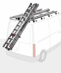 aluminiowa rolka ułatwiająca załadunek - w zestawie komplet śrub ze stali nierdzewnej VEHÍCULO POJZ Estándar, techo normal Standard, ach