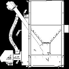 analogowy; 14-palnik pelletowy; 15-podajnik paliwa; 16-motoreduktor,