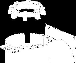 Zmontować palnik retortowy zwracając uwagę, aby przesłony znajdowały się na wprost rury podawczej podajnika.