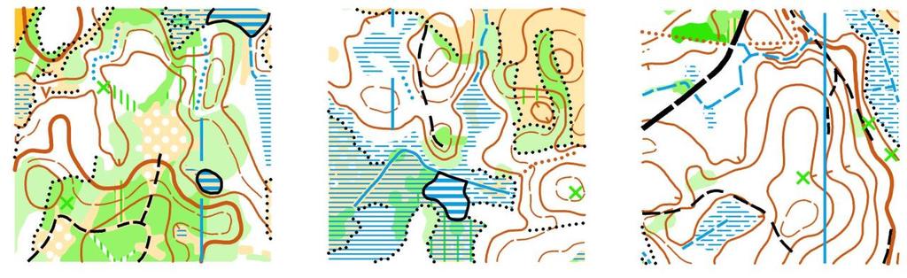 Parametry tras Kategoria Długość [km] Przewyższenie [m] Ilość PK A0 2,6 35 13 A 3,8 45 16 B 5,0 65 24 C 4,3 60 19 D 3,2 40 14 Mapa i teren Smołdzęcino Wschód - skala 1:10 000, e=2,5m, aktualizacja