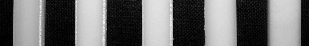 The influence of the processing temperature on the PVC samples appearance W zaleŝności od temperatury przetwórstwa widoczne są wyraźne róŝnice w wyglądzie wytłoczyn oraz wiosełek i listewek