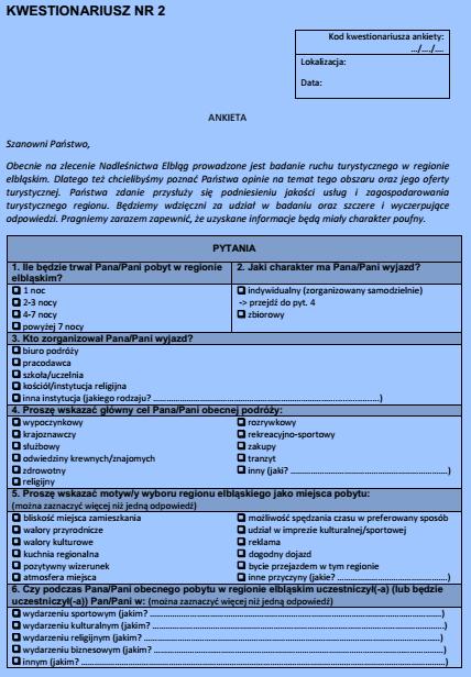 515 osób - goście (osoby odwiedzające badany obszar przez okres krótszy niż jeden dzień) oraz rekreanci (osoby