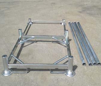 STELAŻE BIG BAG BIG BAG HOLDERS OFERTA/ OFFER Stelaż 1115 x 1115 x h 1450 mm Big bag holder 1115 x 1115 x h 1450 mm Indeks/ Index 024030 Stelaż 1475 x