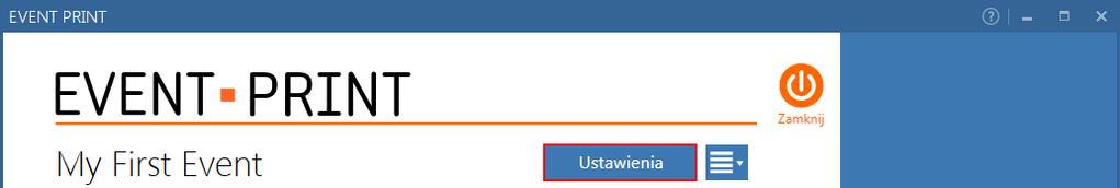 1. INSTALACJA OPROGRAMOWANIA EVENT PRINT SERVER Instalacja oprogramowania Event Print jest niezwykle prosta.