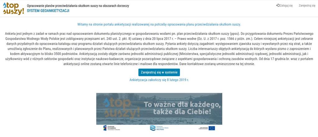 Procedura rejestracji Procedura rejestracji odbywa się na stronie rejestracyjnego. www. za pomocą formularza Po wejściu na stronę www.