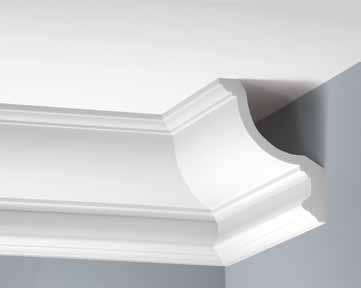 2400 мм / 2350 мм 60 mm LISTWA GZYMSOWA GŁADKA 2400 mm / 2350 mm SMOOTH CORNICE MOULDING 2400 mm / 2350 mm КАРНИЗ ПОТОЛОЧНЫЙ ГЛАДКИЙ 2400 мм / 2350 мм