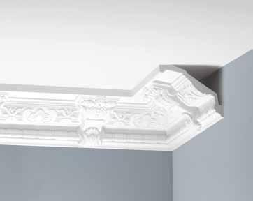 CORNICE MOULDING 2400 mm / 2350 mm КАРНИЗ ПОТОЛОЧНЫЙ С ОРНАМЕНТОМ 2400 мм / 2350 мм 40 mm 78 mm 35 T-LS-LGZ-15-101